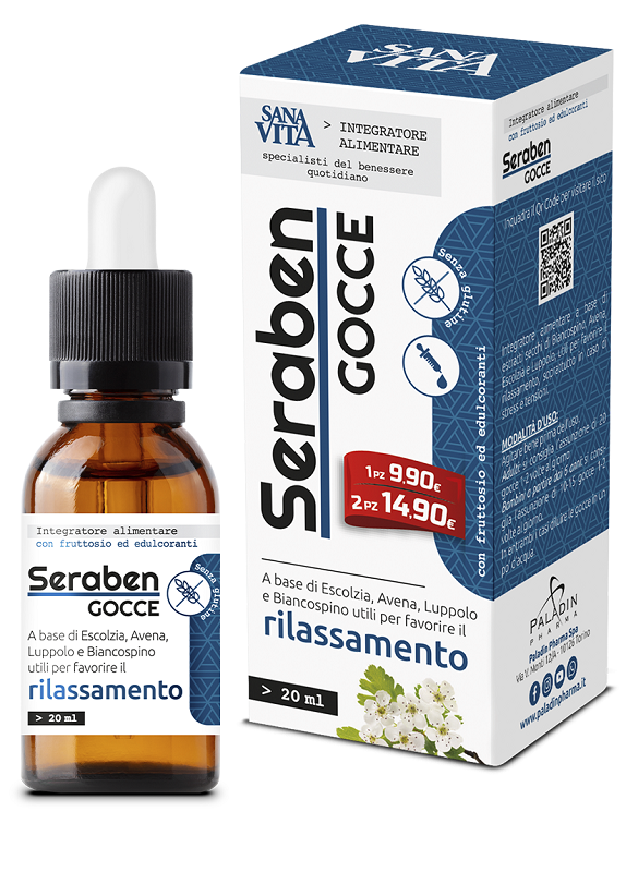 Sanavita Seraben Integratore Rilassamento 20ml