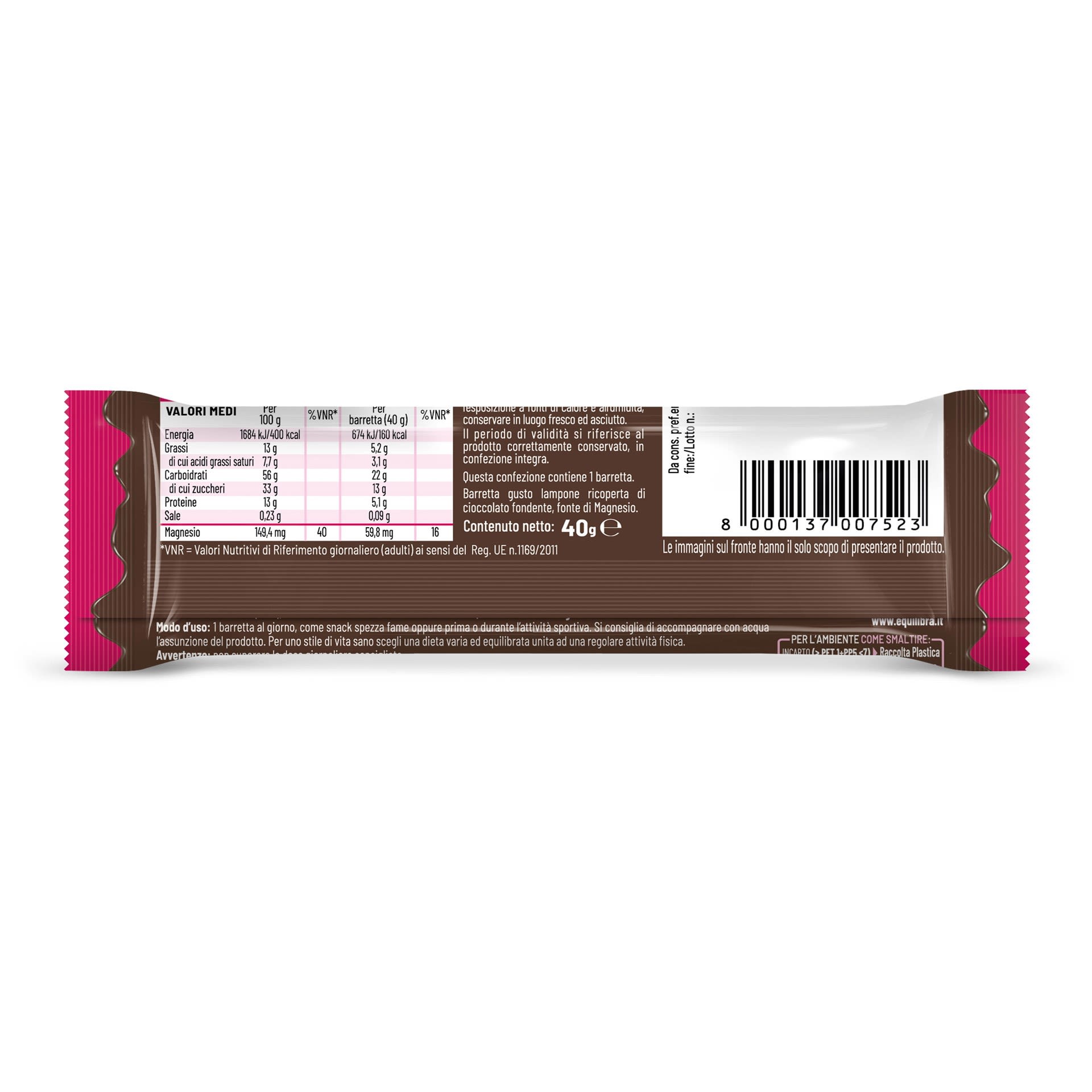 image - 989052826 - EQUILIBRA ENERGY LAMPONE & CIOCCOLATO FONDENTE 1 PEZZO - 4797412_4.jpg