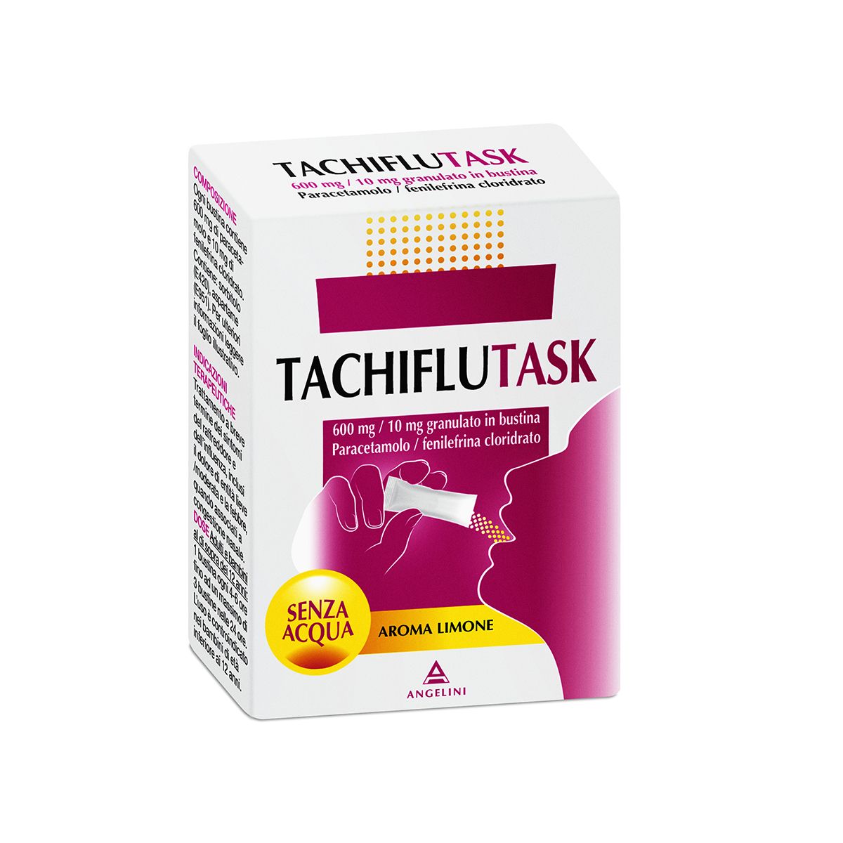 Tachiflutask 600mg/10mg Granulato Trattamento anti-influenzale 10 Bustine