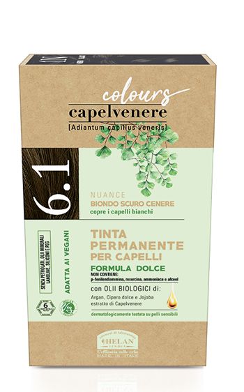 Helan Capelvenere Colours Tinta Capelli Permanente 6.1n Biondo Scuro Cenere