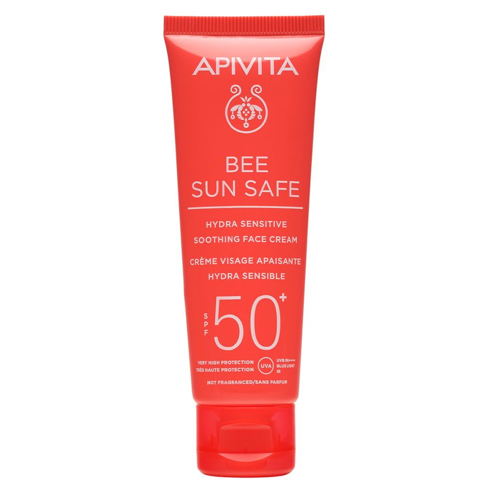 Apivita Crema idratazione viso Lenitiva Hydra Sensitive Pelli Sensibili SPF 50+ 50ml