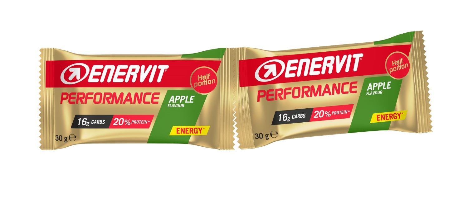 Enervit Performance Bar Gusto Mela 2 Mezze Barrette Da 30g