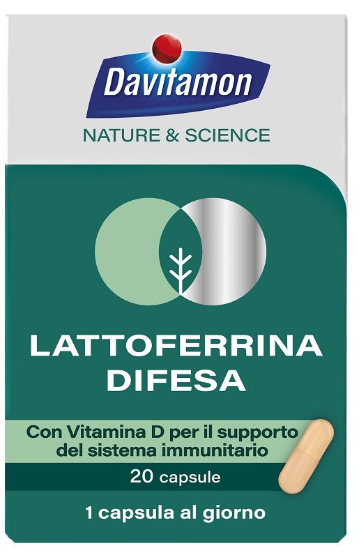 Davitamon Lattoferrina Difesa Integratore difese immunitarie 20 Capsule