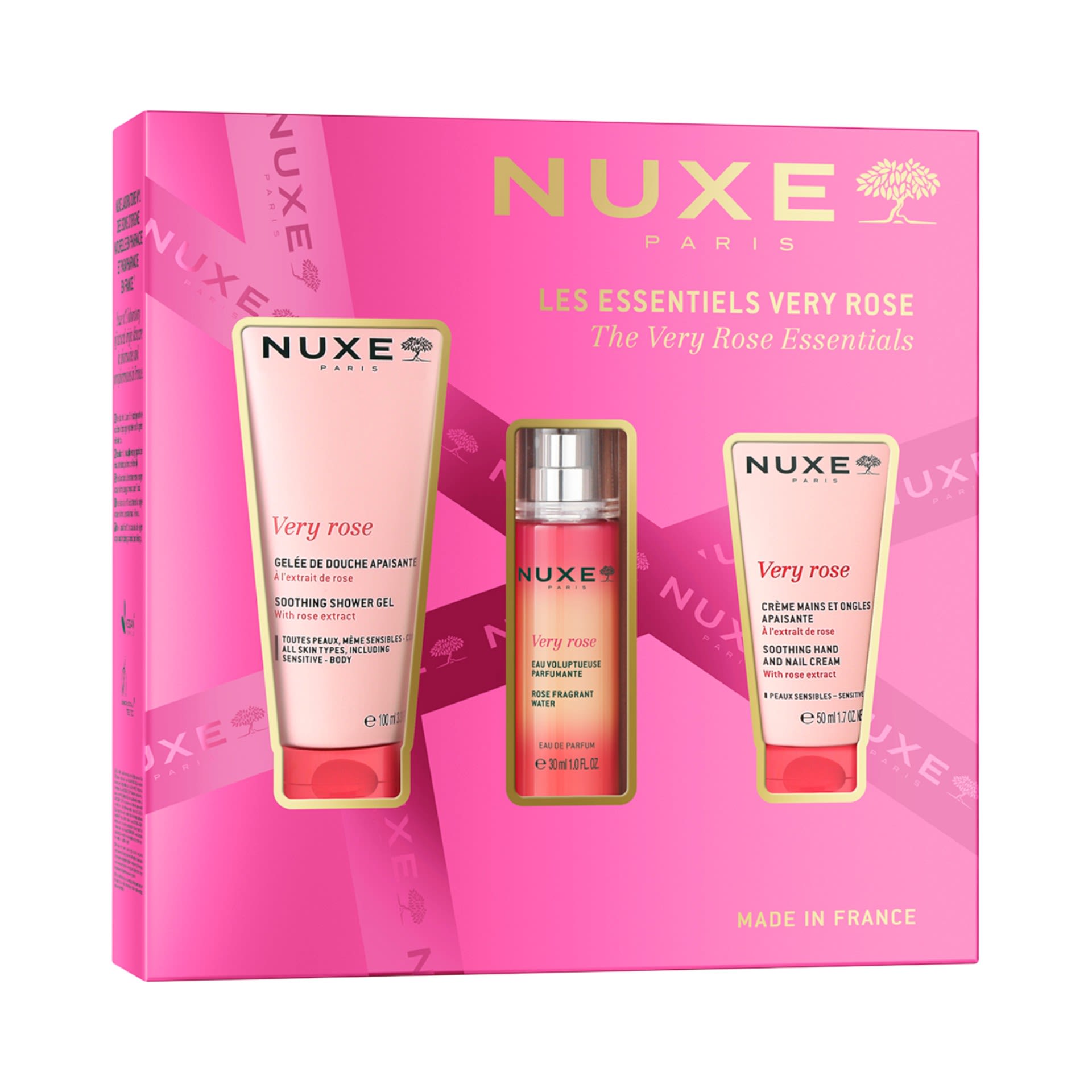 image - 950963280 - NUXE COFFRET VERY ROSE 2025 1 SOFTENING SHOWER GEL 100 ML + 1 ROSE FRAGRANT WATER 30 ML + 1 HAND AND NAIL CREAM 50 ML - 4834464_1.jpg