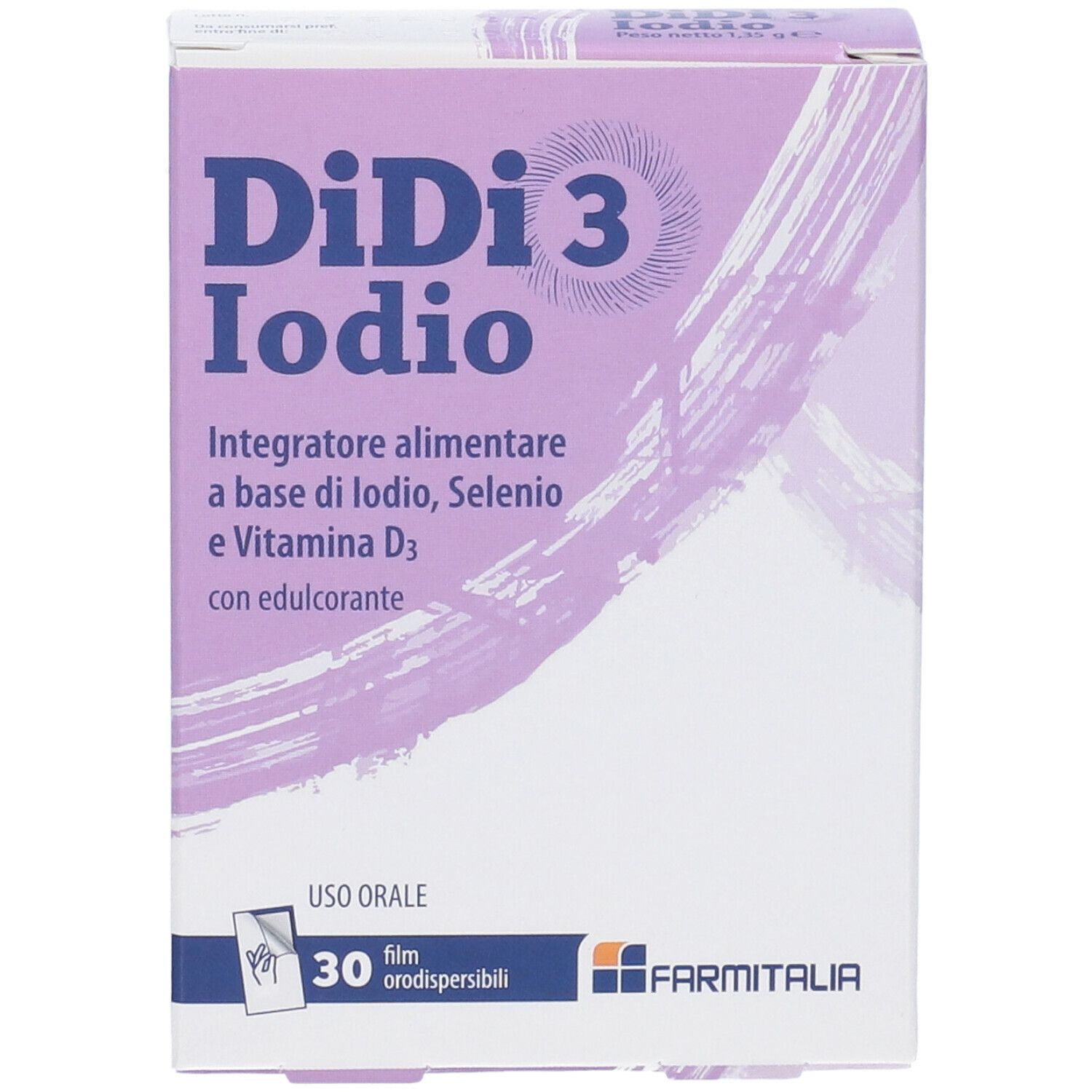 Didi3 Iodio Integratore Metabolismo 30 Film Orodispersibili