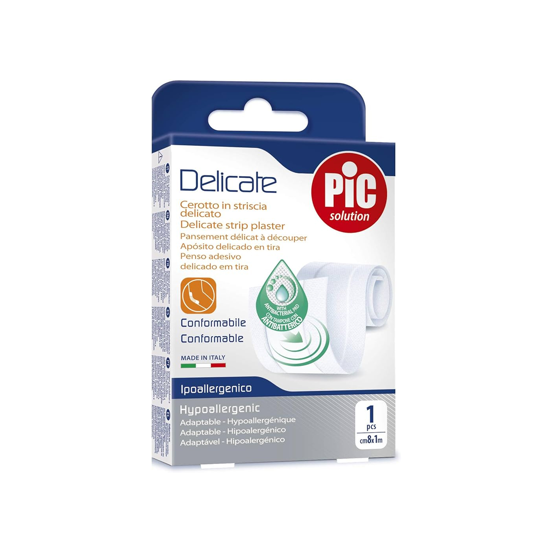 926522309 - CEROTTO DELICATE STRISCIA ANTIBATTERICA 6 X 50 CM 1 PEZZO - 7883463_1.jpg