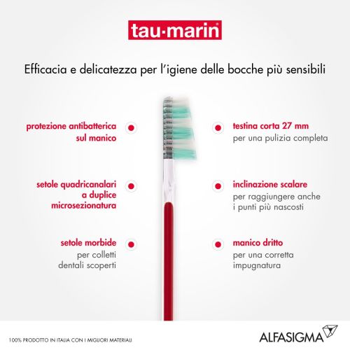 981354158 - Taumarin Spazzolino Sensitive Gengive Antibatterico 1 pezzo - 4707904_4.jpg