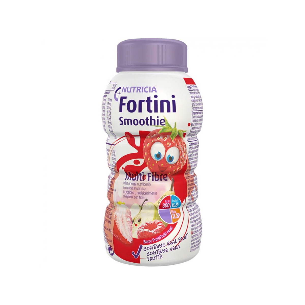 Fortini Smoothie Multi Fibre Frutti Rossi 200ml