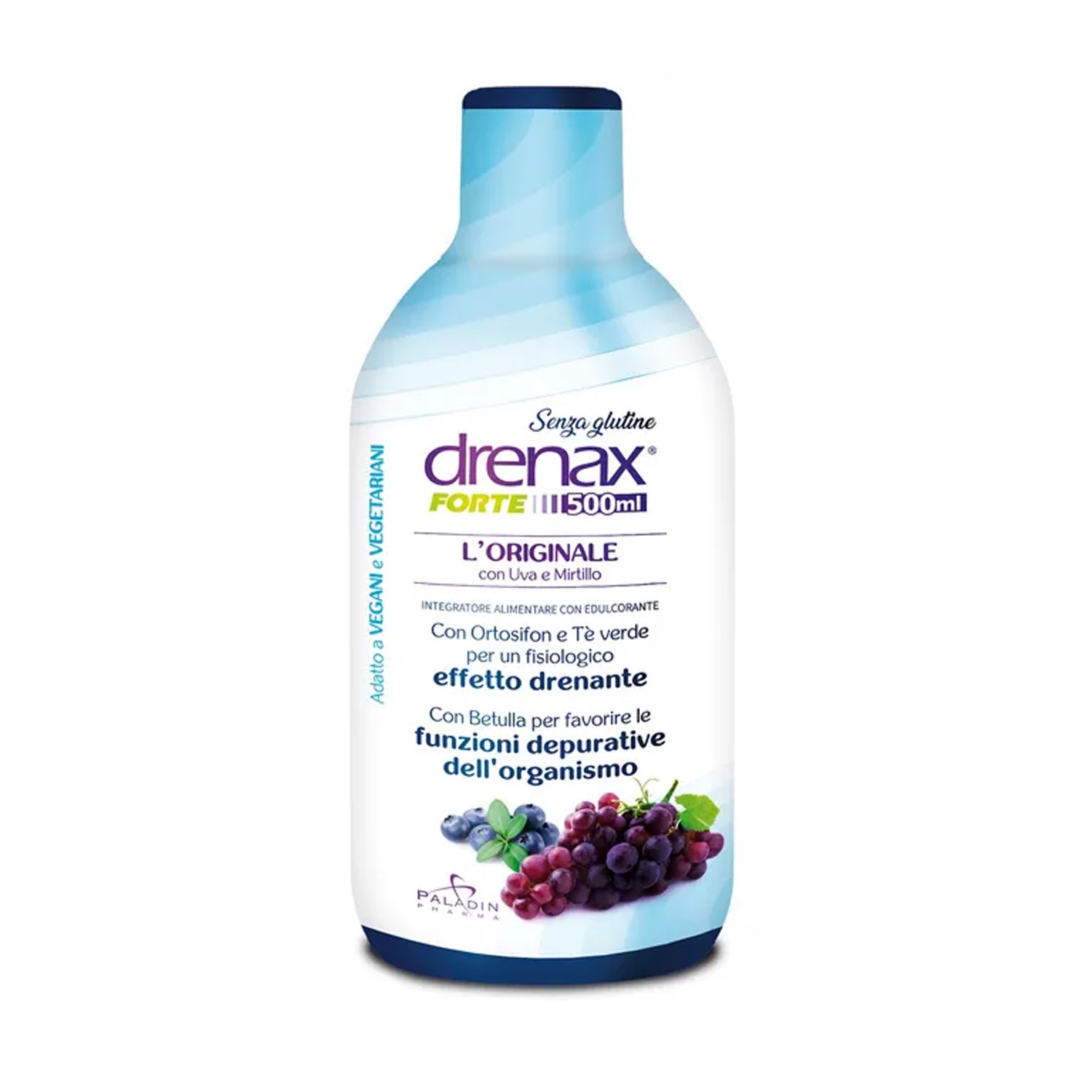 image - 923399481 - Integratore alimentare drenante con mirtillo e uva, utile per favorire il drenaggio dei liquidi in eccesso e la depurazione dell'organismo. - 4867570_2.jpg