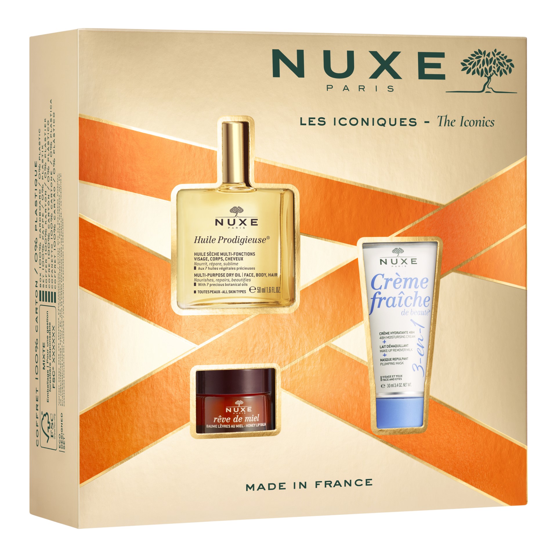 Nuxe Xmas Coffret Gli Iconici 3 Pezzi