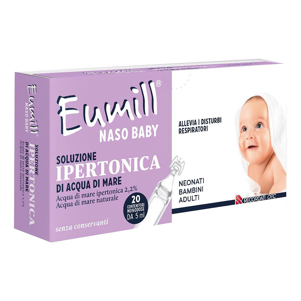 Eumill Naso Baby Soluzione Ipertonica 20 Flaconi Monodose