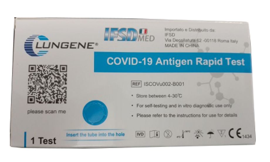983282029 - TEST ANTIGENICO RAPIDO COVID-19 CLUNGENE AUTODIAGNOSTICO DETERMINAZIONE QUALITATIVA ANTGENI SARS-COV-2 IN TAMPONI NASALI MEDIANTE IMMUNOCROMATOGRAFIA - 4745269_1.jpg