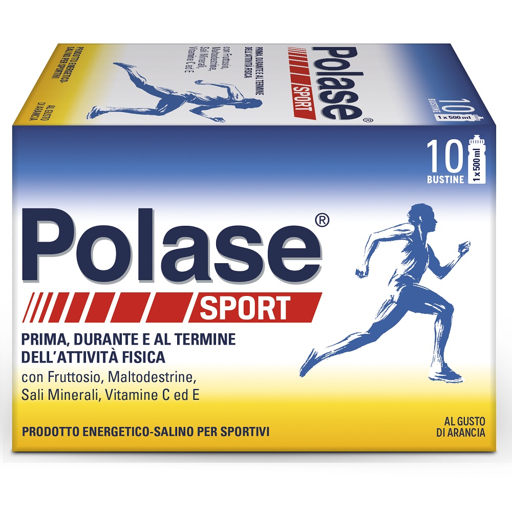 Polase Sport Magnesio E Potassio Integratore Sali Minerali Vitamina E Vitamina C 10 Bustine