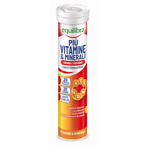 975922319 - PIU' VITAMINE E MINERALI GUSTO LEMON LIME 20 COMPRESSE EFFERFESCENTI - 4732945_1.jpg