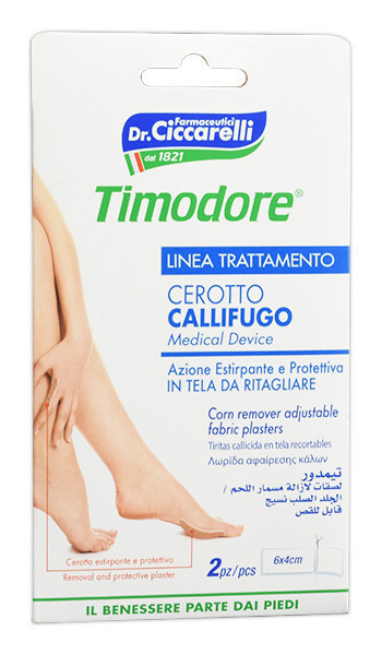 Timodore Cerotto Callifugo Tela 2 Pezzi