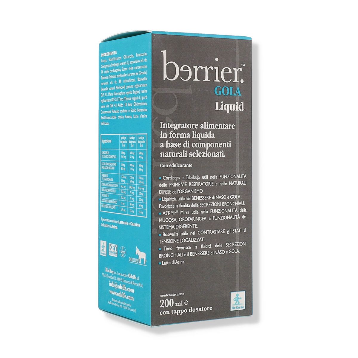 Bio-key Berrier Gola Liquid Integratore Vie Respiratorie 200ml