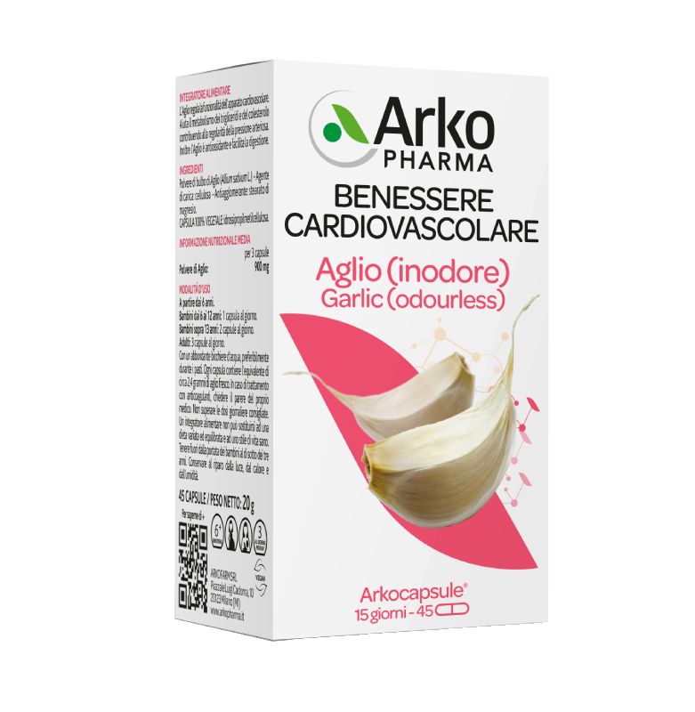 Arkopharma Aglio Arkocapsule Integratore 45 Capsule