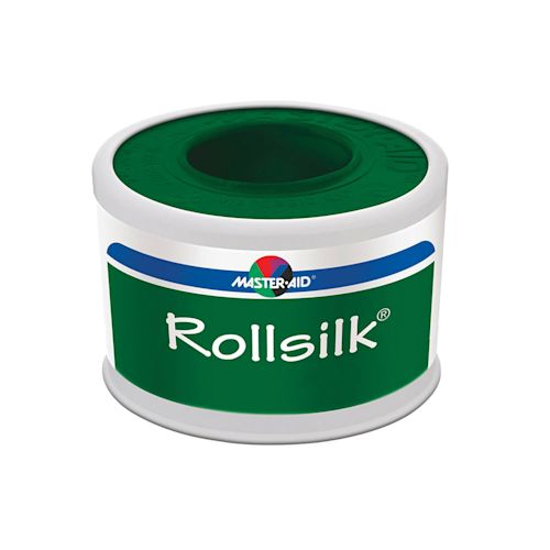 image - 908698741 - Cerotto in seta artificiale bianca con supporto strappabile a mano, ideale per fissare medicazioni su pelli delicate e sensibili. - 0003129_2.jpg