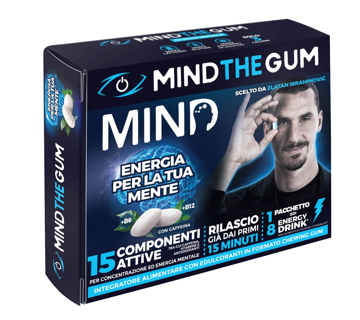 Mind The Gum Mind Energia Per La Mente Senza Zucchero 18 Gomme