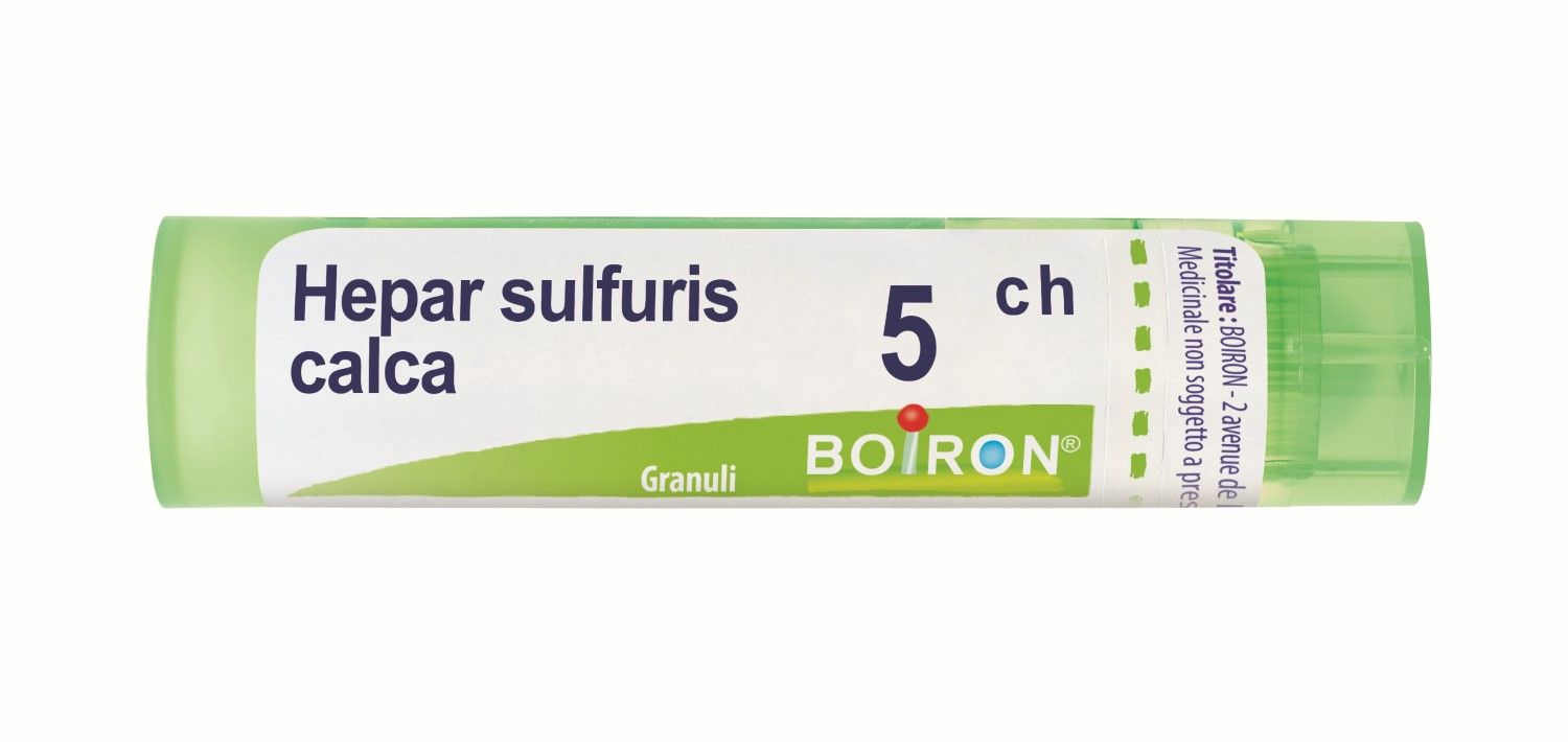 Boiron Hepar Sulfuris Calcareum 5ch 80 Granuli Contenitore Multidose