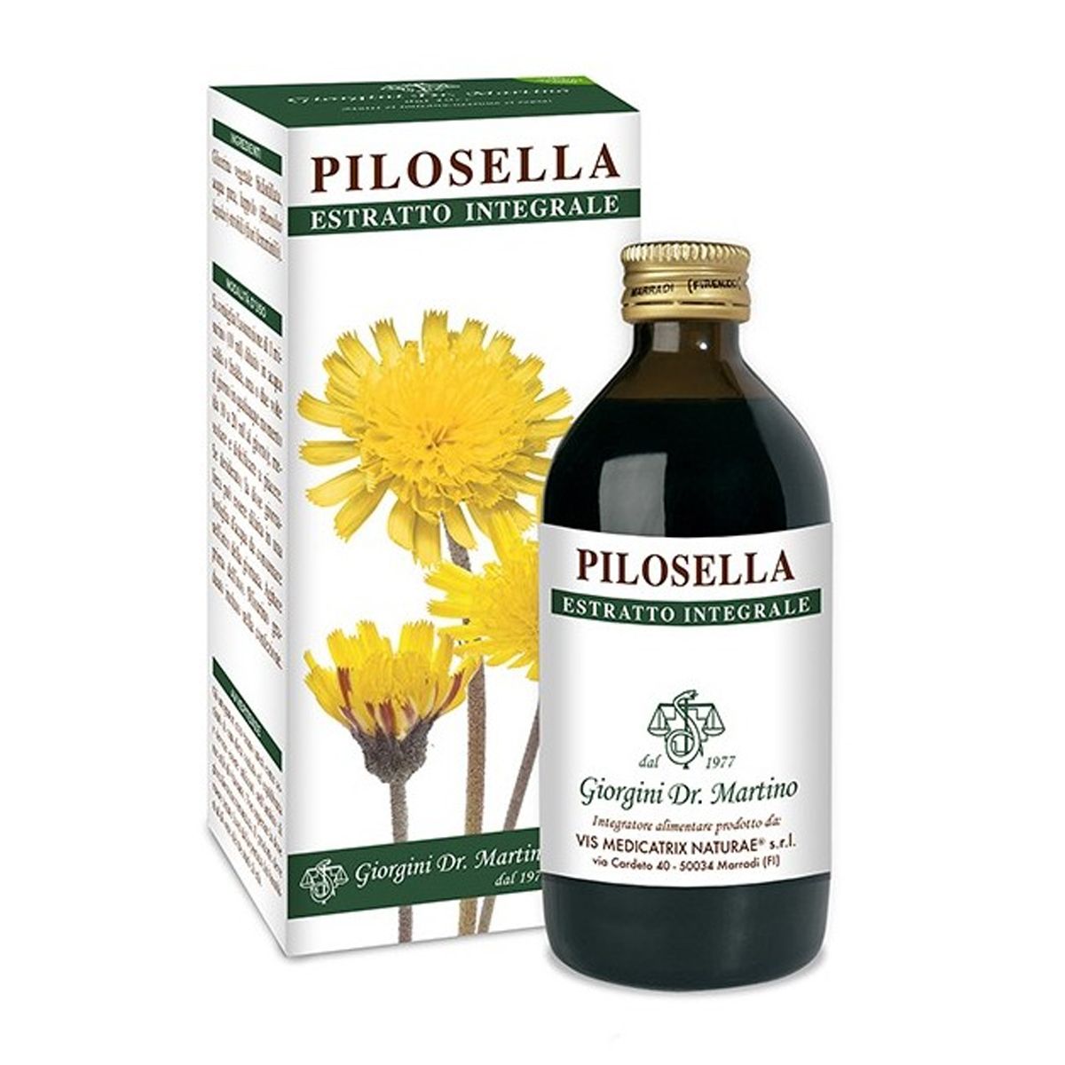 Pilosella Estratto Integrale Integratore Drenaggio Liquidi 200ml