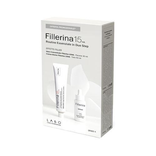 image - 951457555 - FILLERINA 15HA ROUTINE ESSENZIALE EFFETTO FILLER CREMA GIORNO 50 ML + SERUM CONCENTRATO GRADO 4 30 ML - 4859284_2.jpg