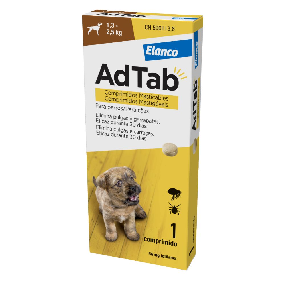 105723023 - ADTAB*3 cpr masticabili 56 mg per cani da 1,3 a 2,5 Kg - 0006617_1.png