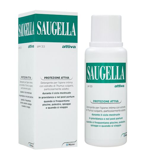 908961422 - Saugella Protezione Attiva Detergente Intimo a base di Thymus Vulgaris 250ml - 7873577_2.jpg