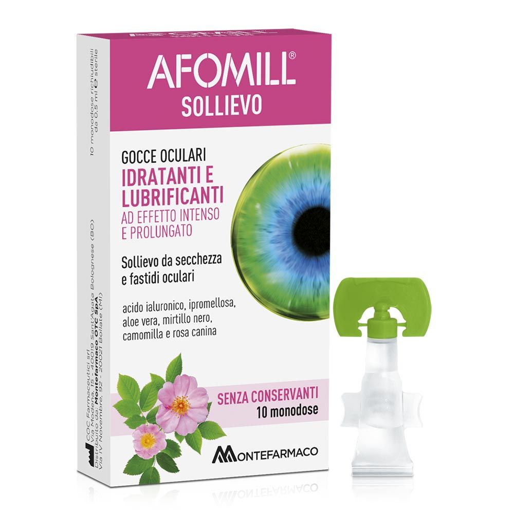 Afomill Sollievo Gocce occhi 10 Fiale