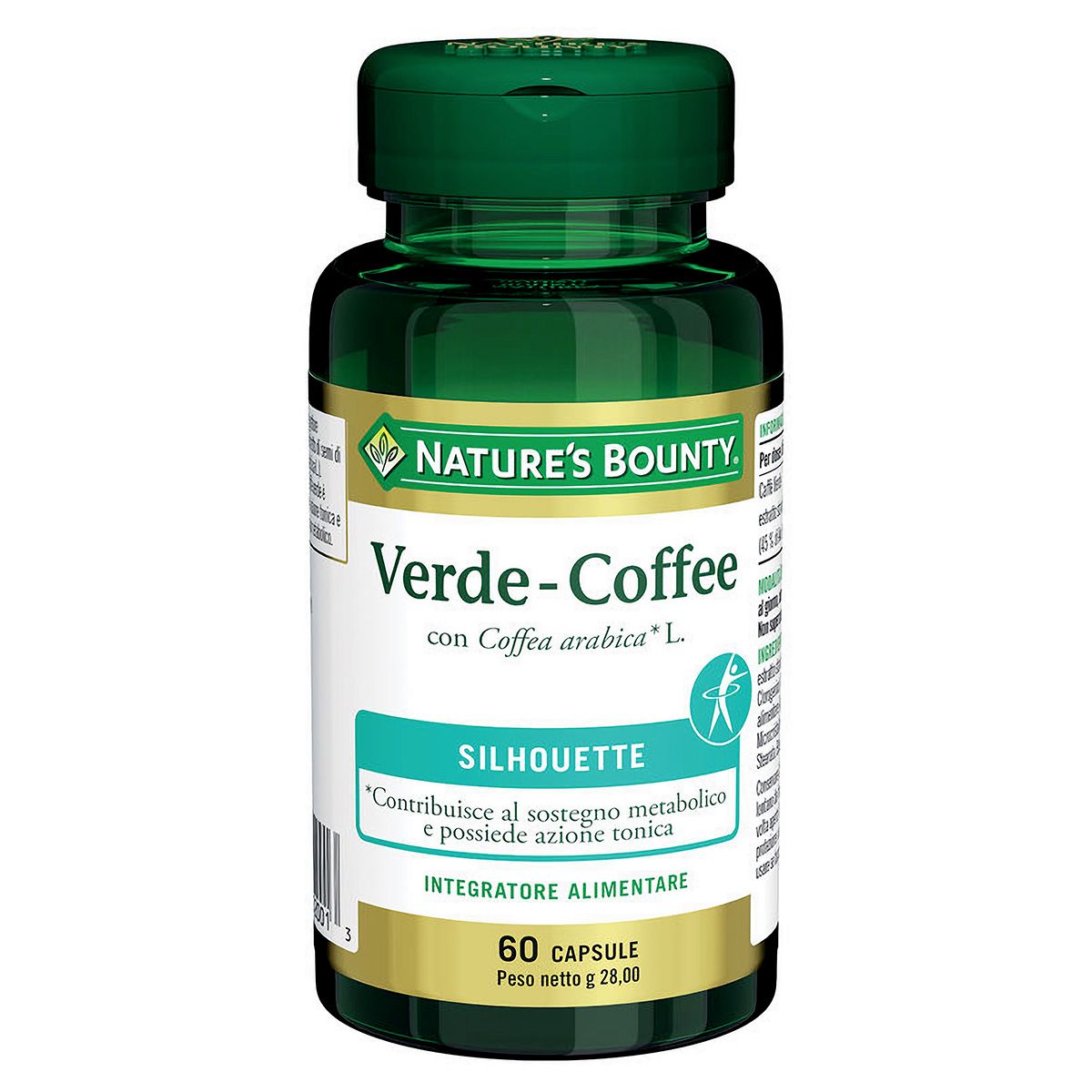 Nature's Bounty Verde-coffee Integratore Metabolismo 60 Capsule