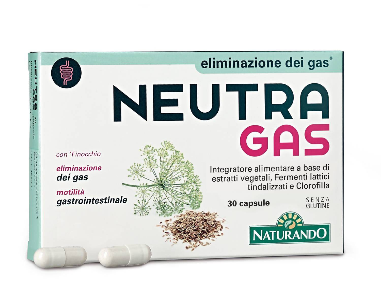 Neutragas integratore salute intestinale 30 Capsule