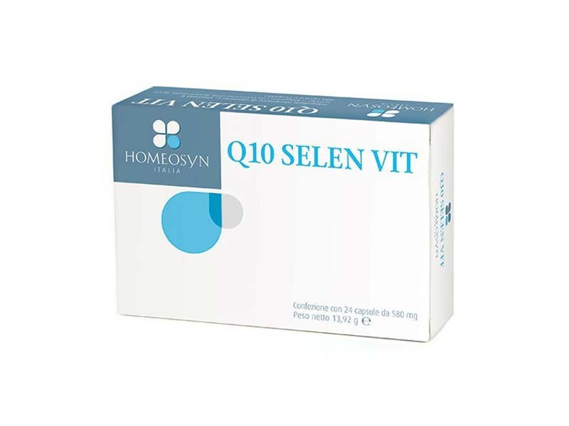 Q10 Selen Vit Integratore Anti ossidante 24 Compresse