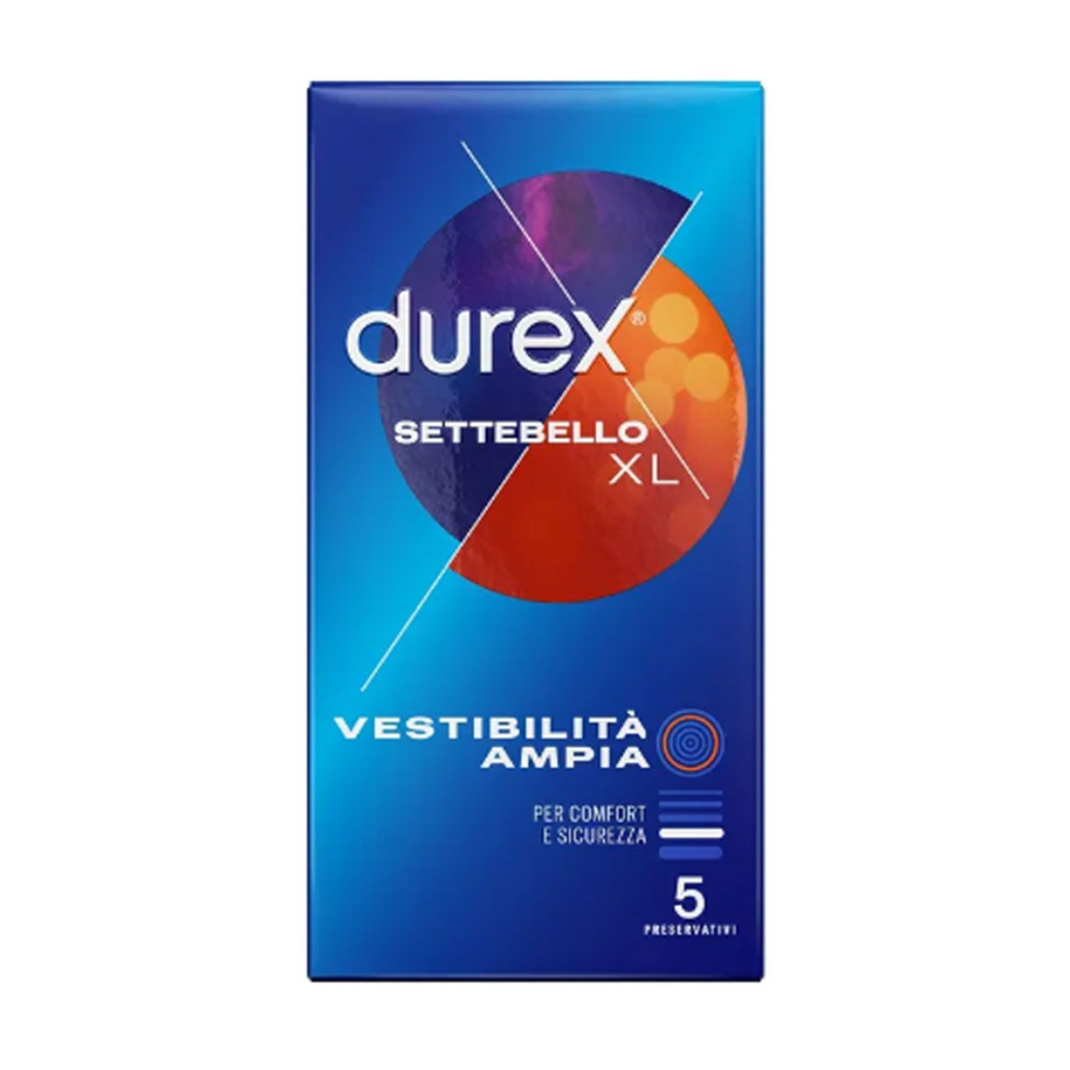 Durex Settebello Xl Profilattico 5 Pezzi