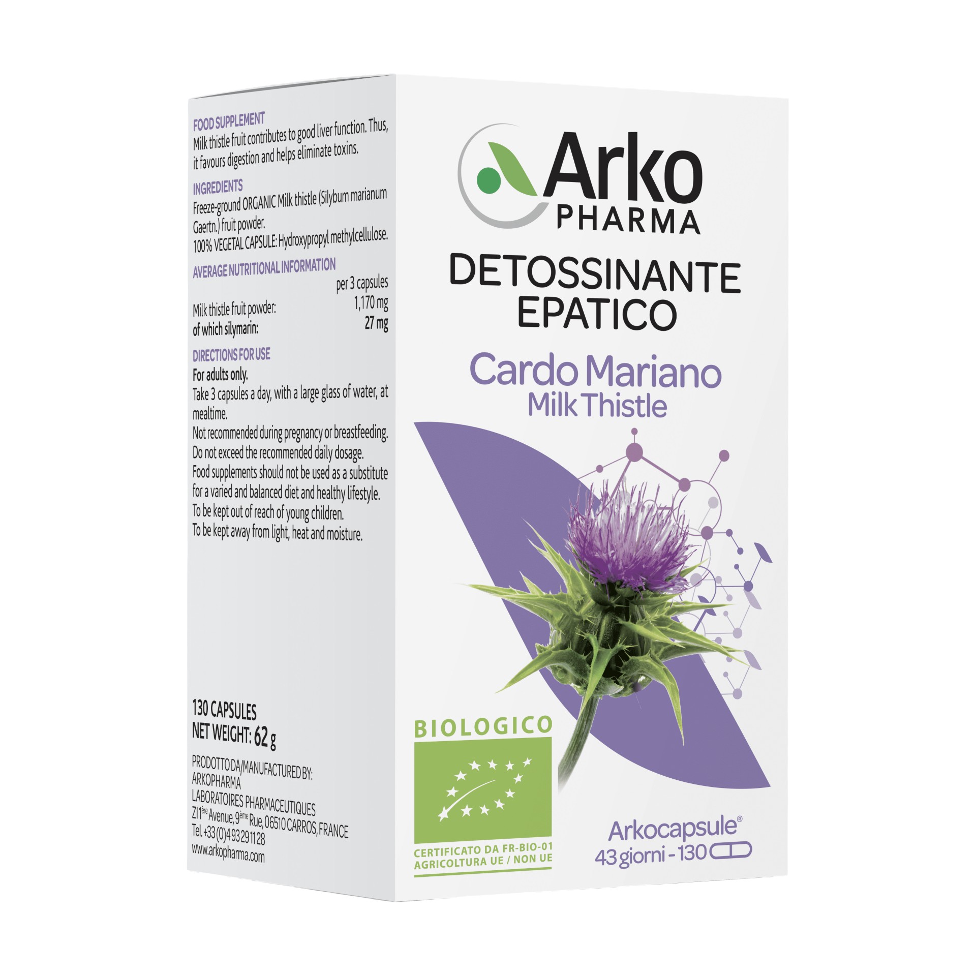 image - 976864280 - ARKO CAPSULE CARDO MARIANO BIO 130 CAPSULE - 4733856_4.jpg