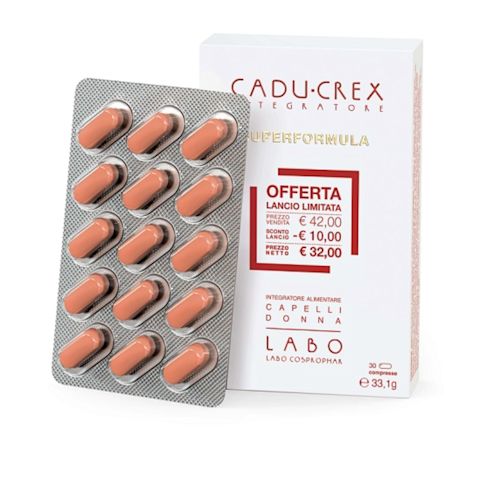950908083 - CADU-CREX SUPERFORMULA INTEGRATORE CAPELLI DONNA 30 COMPRESSE 30 G - 4848922_1.jpg
