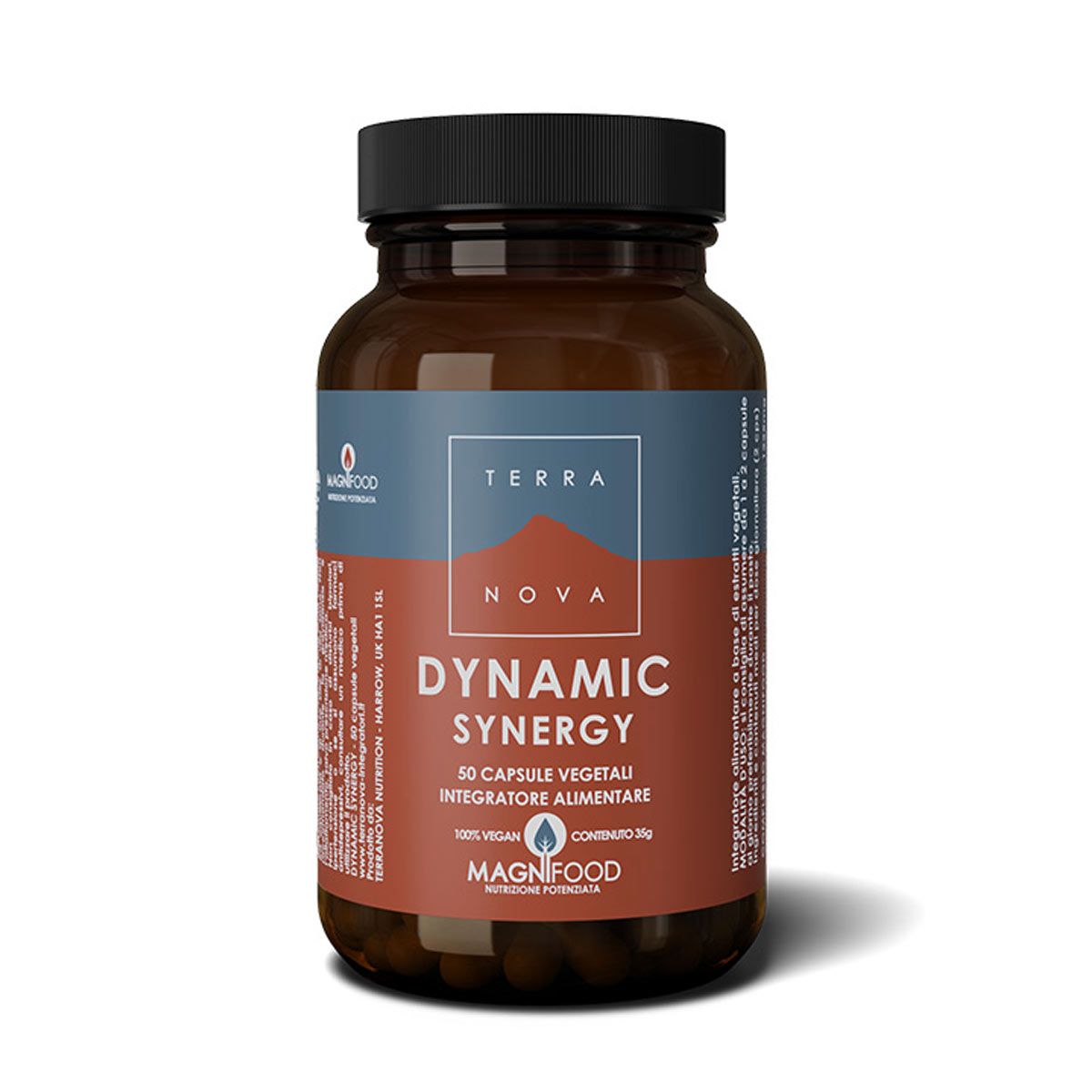 Terranova Dynamic Synergy Integratore Tonificante 50 Capsule