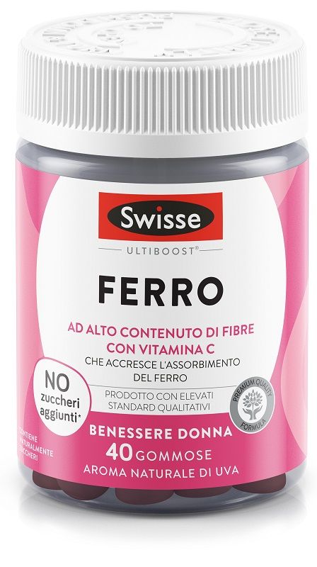 Swisse Ferro Integratore Benessere Donna 40 Gommose