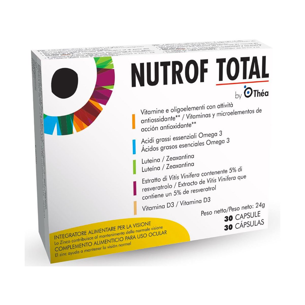 Nutrof Total Integratore Patologie Oculari 30 Capsule