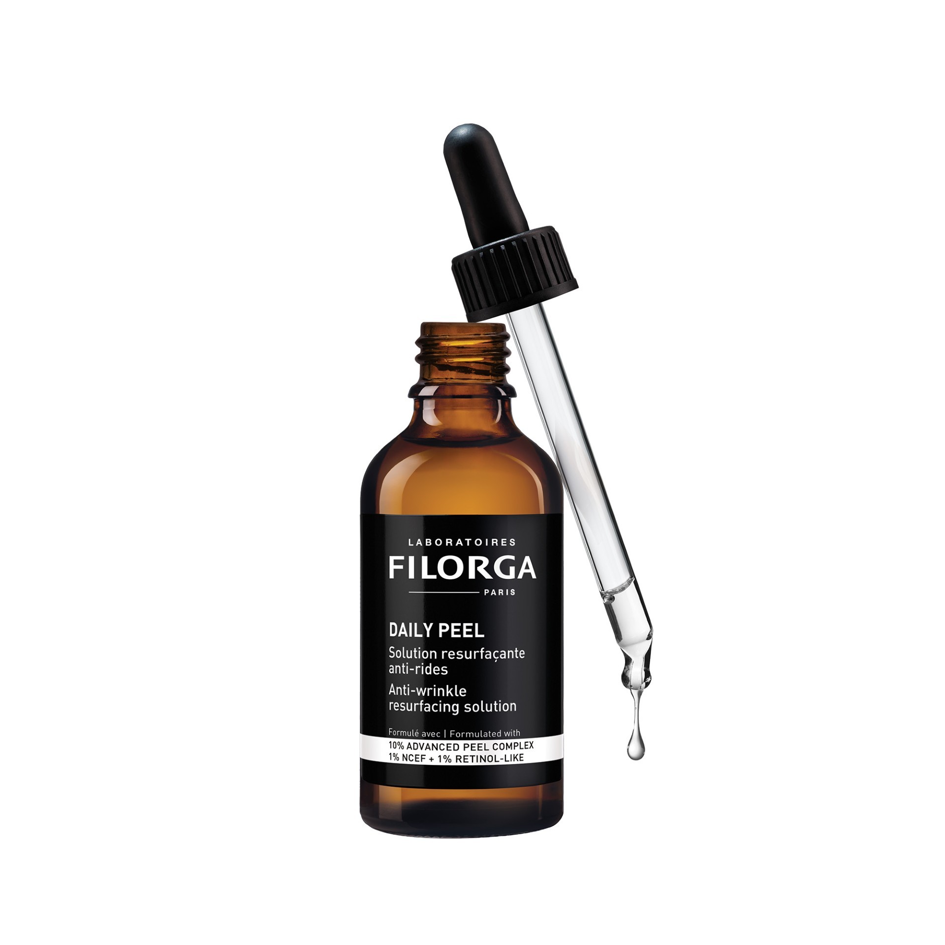 image - 951586130 - Soluzione esfoliante quotidiana ispirata ai peeling professionali, formulata con AHA, attivi retinol-like e complesso NCEF per contrastare rughe e grana irregolare della pelle. - 4859294_11.jpg