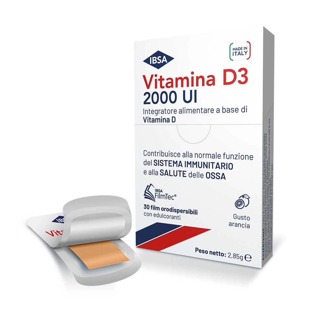 Vitamina D3 2000ui Integratore Sistema Immunitario 30 Film