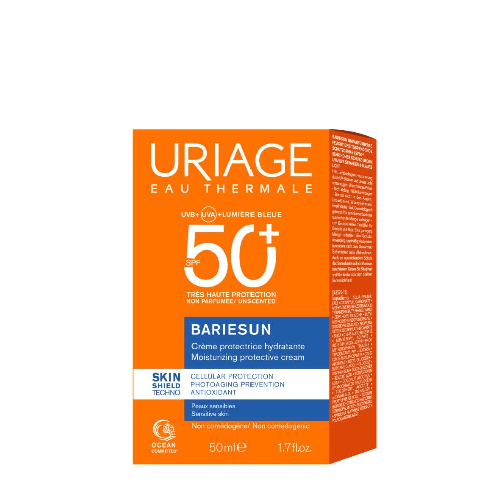 image - 951345281 - Crema solare idratante SPF50+ senza profumo, ideale per pelli sensibili, protegge dai raggi UV mantenendo la pelle morbida. - 4854818_2.jpg