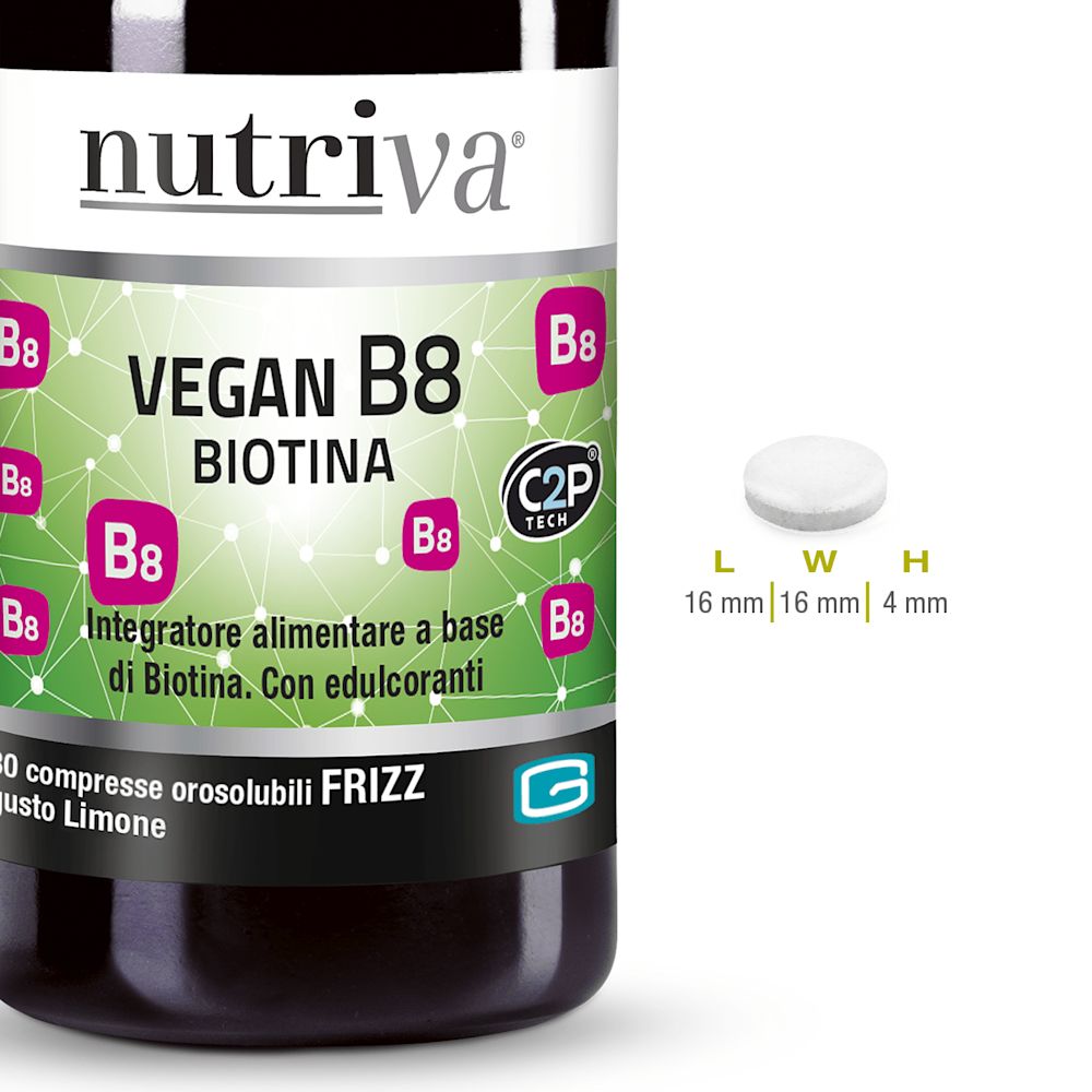 984950737 - Nutriva Vegan B8 Biotina Integratore Pelle e Capelli 30 compresse - 4741707_3.jpg