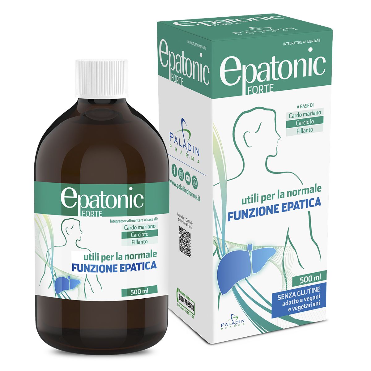 Epatonic Forte Sciroppo Per Benessere Fegato 500ml