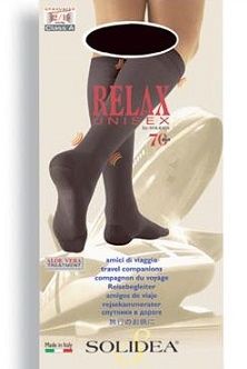 Solidea Relax 70 Gambaletto Compressione Graduata Unisex Blu Scuro 3l