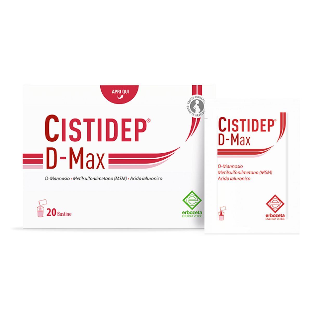 Cistidep D-max Integratore Vie Urinarie 20 Bustine