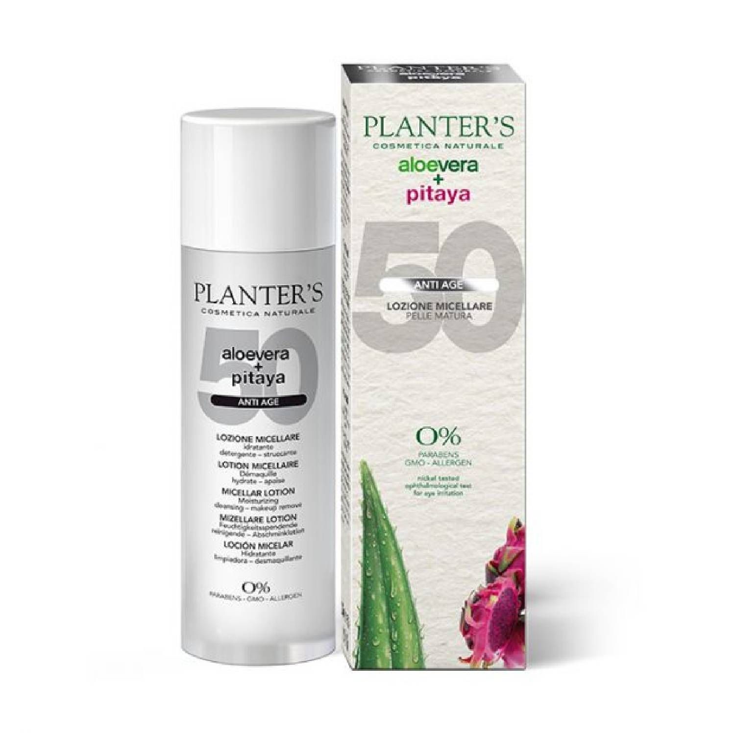 Planter's Lozione Micellare Antiage Aloe + Pitaya Pelli Mature 200ml