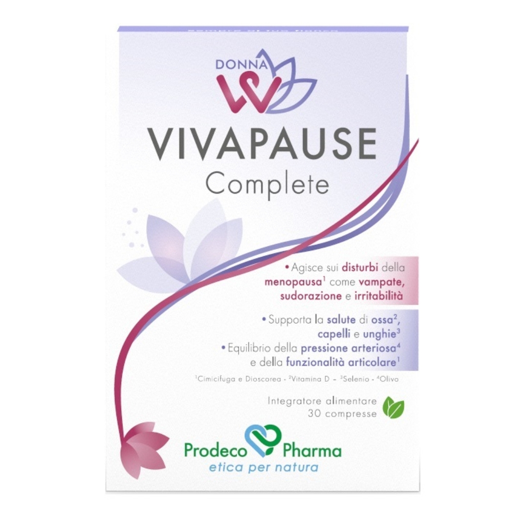 Donnaw Vivapause Complete Integratore Per Menopausa 30 Compresse