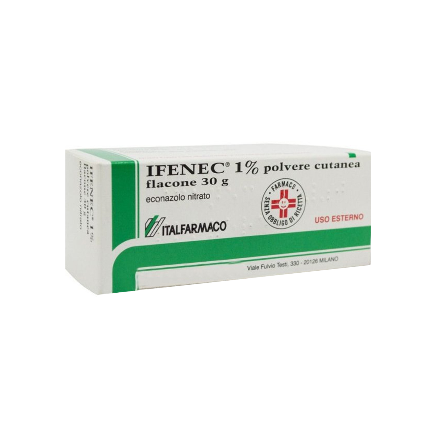 image - 024066045 - Trattamento antimicotico topico per infezioni cutanee, disponibile in polvere cutanea al 1% in flacone da 30g. - 7876858_2.jpg