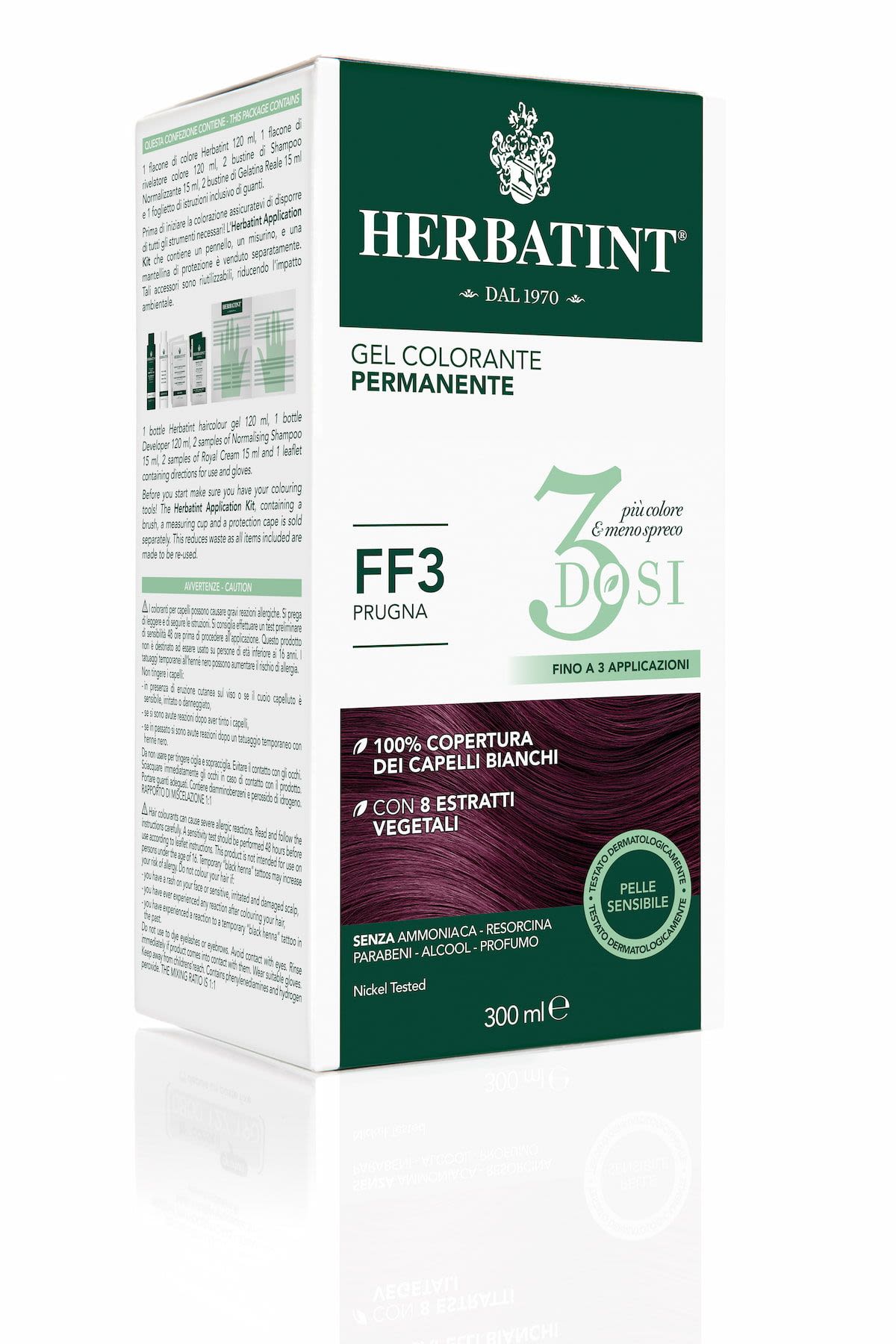 image - 975906912 - Herbatint Gel colorante permanente 3 dosi FF3 prugna 300ml - 4732932_2.jpg