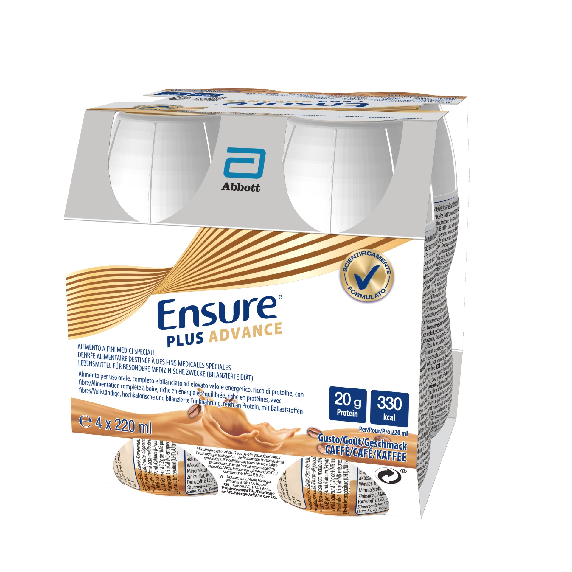 image - 935722114 - ENSURE PLUS ADVANCE CAFFE' 4 BOTTIGLIE DA 220 ML - 7864848_6.jpg
